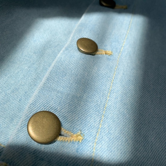 American Apparel : light denim button down skirt - Picture 4 of 10